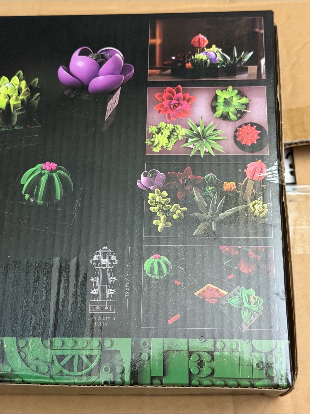 Botanical Collection Succulents Flowers Garden NEW Lego Compatible Toy Set - Picture 6 of 6